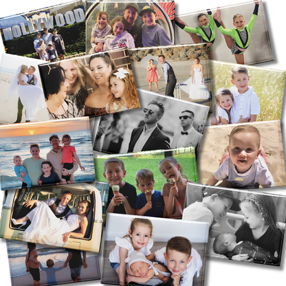 Custom Photo Magnets – Personalised Fridge Magnets (Set of 4, 9 or 15) | 5.3cm x 8cm